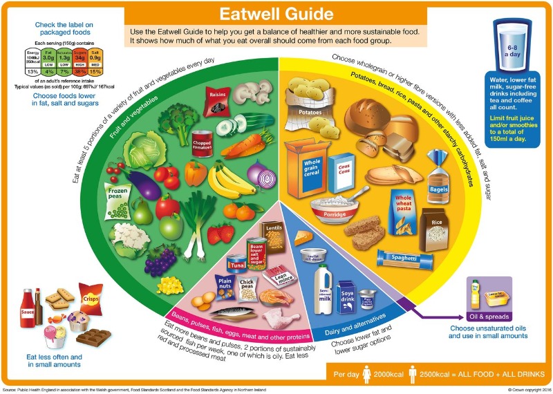 The Non-Vegetarian Eatwell Guide
